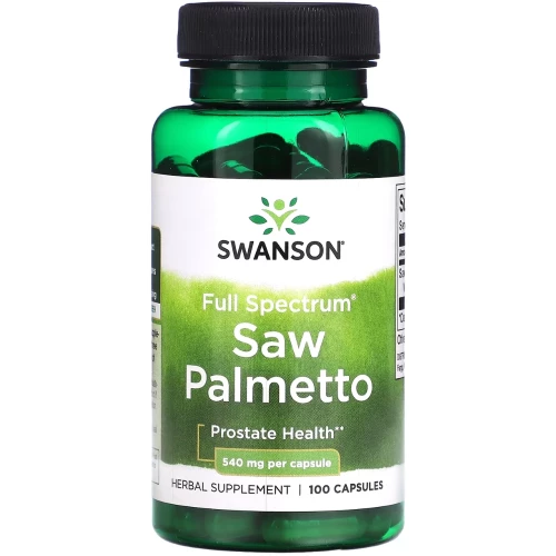 Swanson - Saw Palmetto 540mg - 100 kapsułek Swanson - Saw Palmetto 540mg - 100 kapsułek